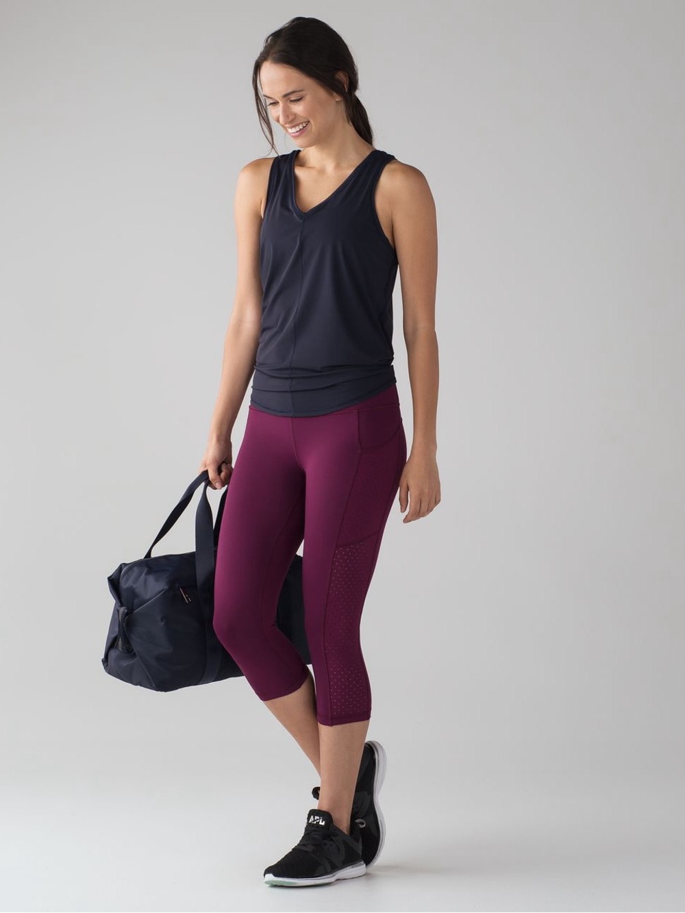 Lululemon Mind Over Miles Crop